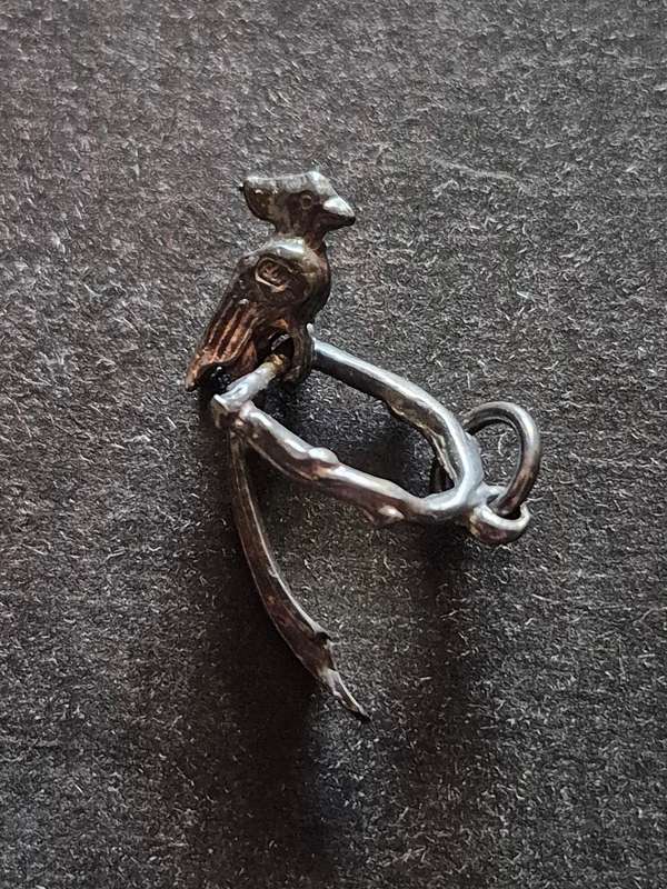 Sterling Silver Bird Charm 1.8g