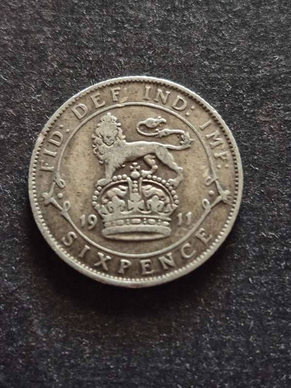UK Sixpence 1911