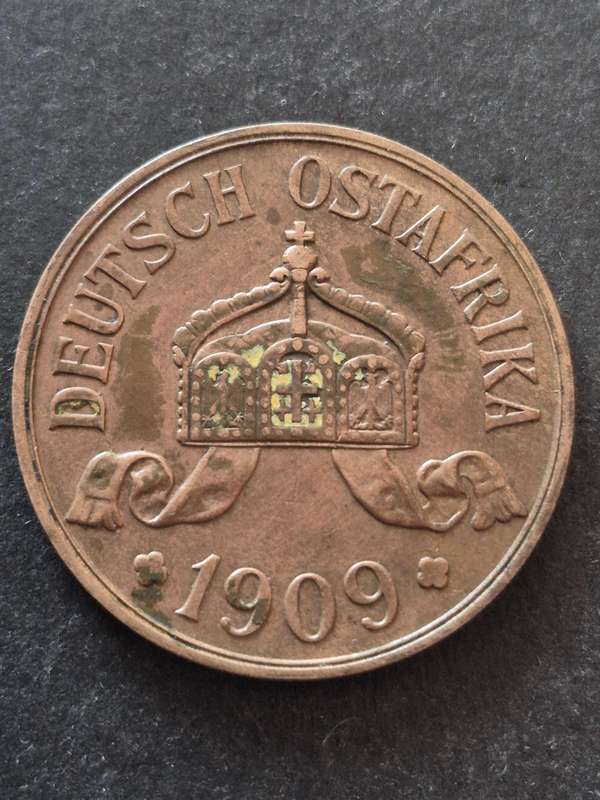 Deutsche Ostafrika 5 Heller 1909J
