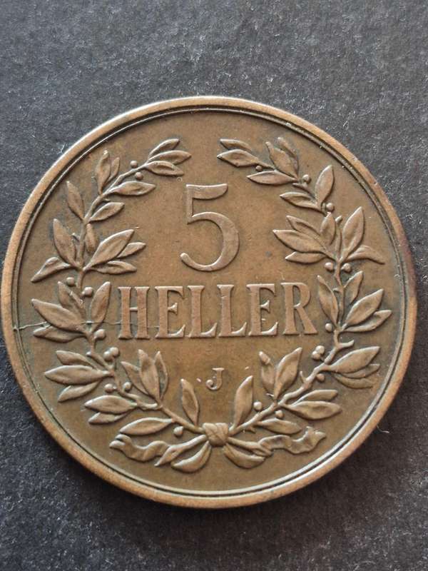 Deutsche Ostafrika 5 Heller 1909J