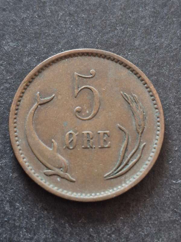 Denmark 5 Ore 1902