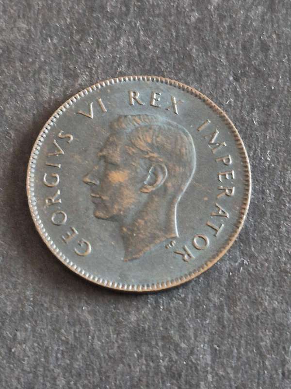 Union Farthing 1942 Black EF+/UNC