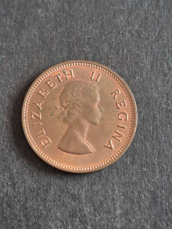 Union 1/2 Penny 1958 EF+/UNC