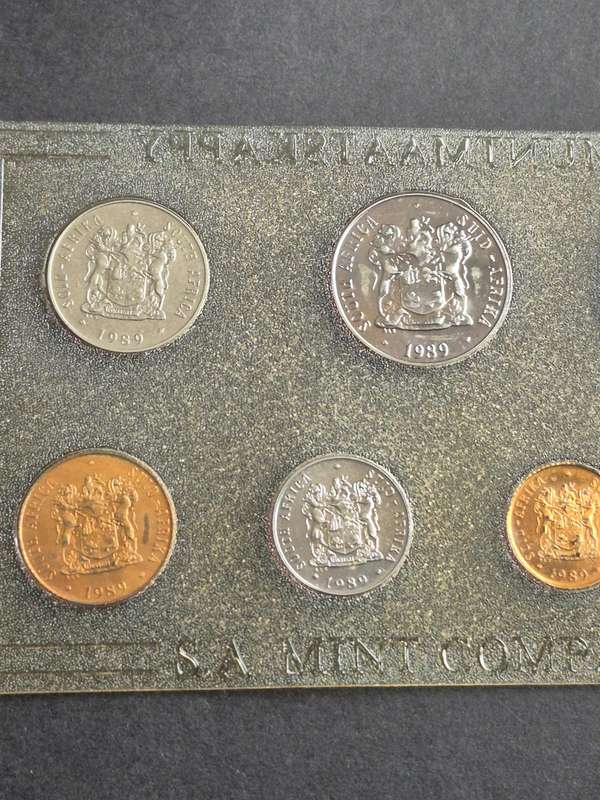 SA Mint Pack 1989 (including scarce 5 cent)