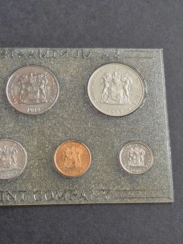 SA Mint Pack 1989 (including scarce 5 cent)