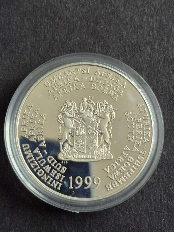 Marine Series Two Rand 1999 The Great White Shark Sterling Silver