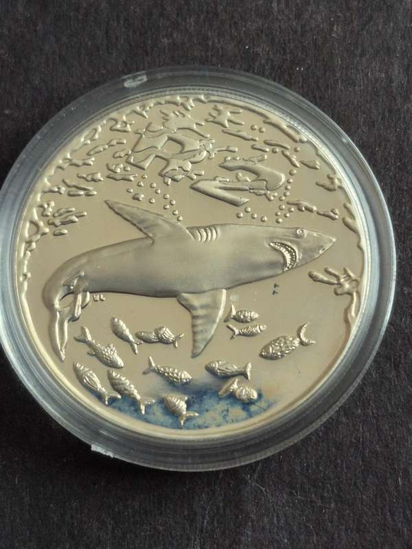 Marine Series Two Rand 1999 The Great White Shark Sterling Silver