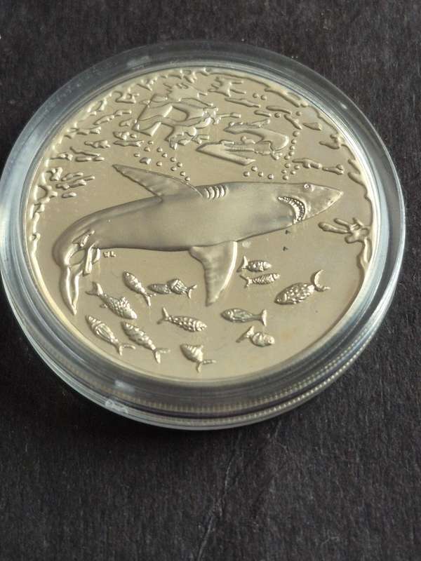 Marine Series Two Rand 1999 The Great White Shark Sterling Silver