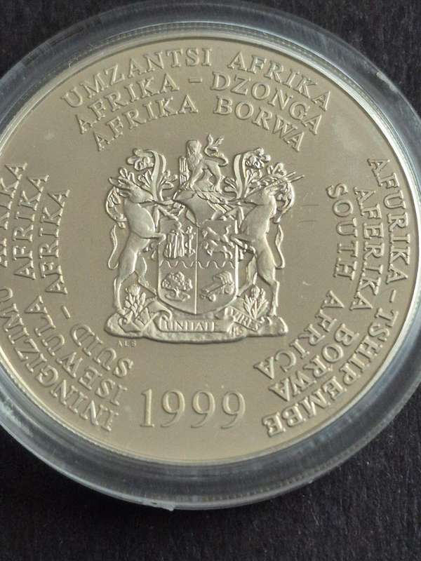 Marine Series Two Rand 1999 The Great White Shark Sterling Silver