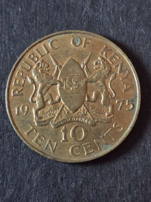 Kenya 10 Cents 1975