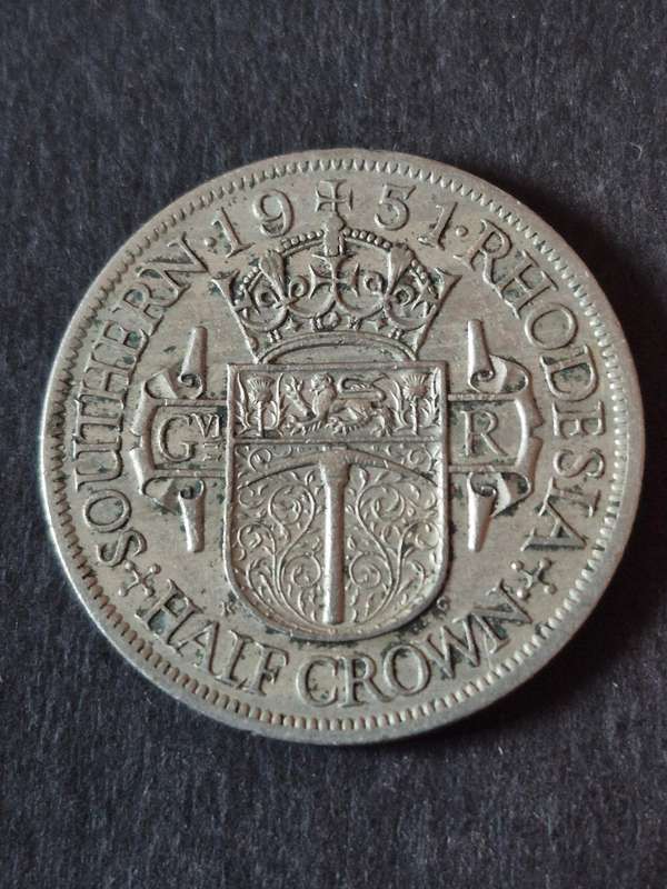 Southern Rhodesia Half Crown 1951