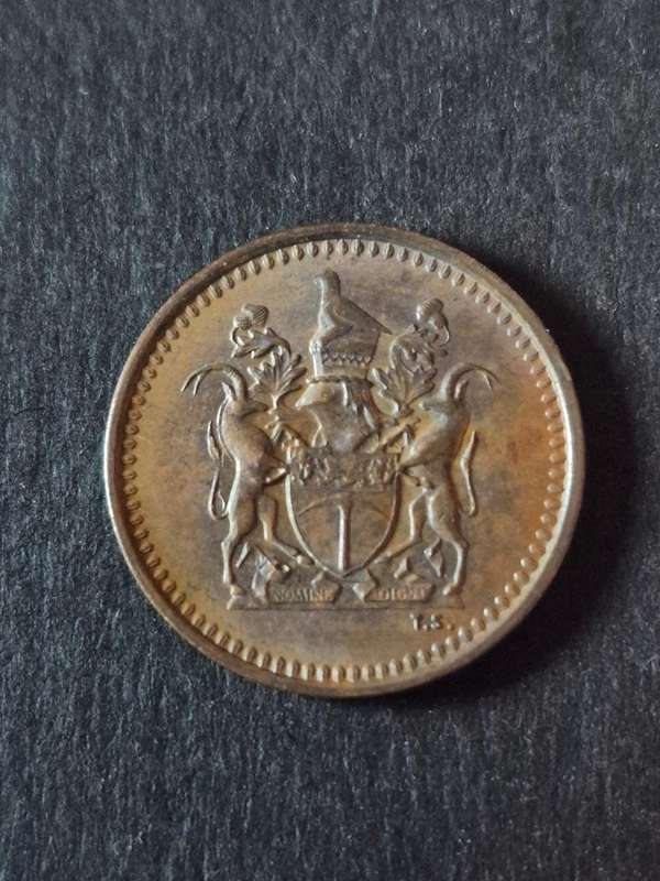 Rhodesia 1/2 Cent 1970 EF+/UNC