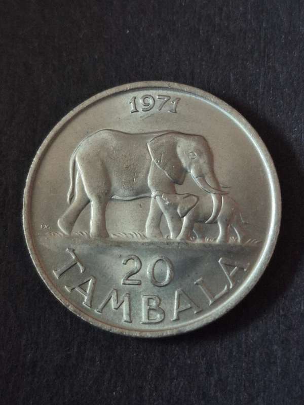 Malawi 20 Tambala 1971 (excellent condition)