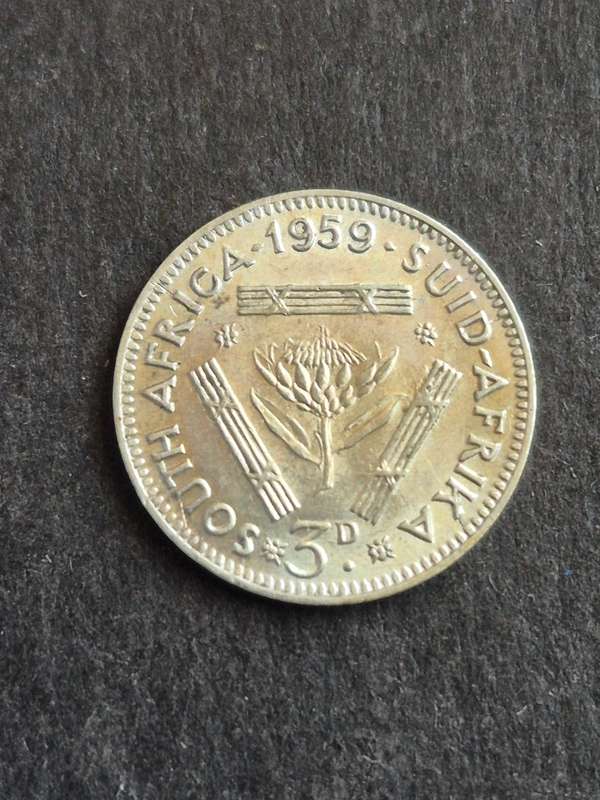 Union Tickey 1959 - no kg Mint Mark (nice condition)