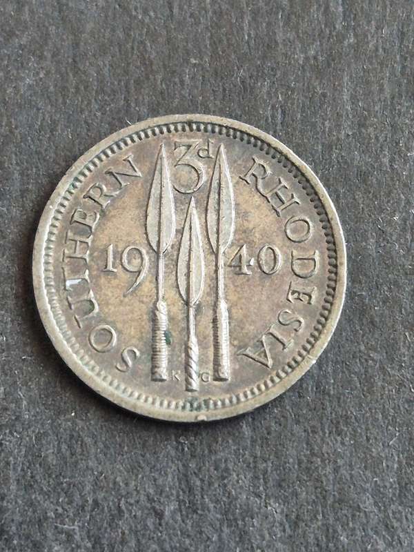 Southern Rhodesia Threepence 1940 (nice condition)
