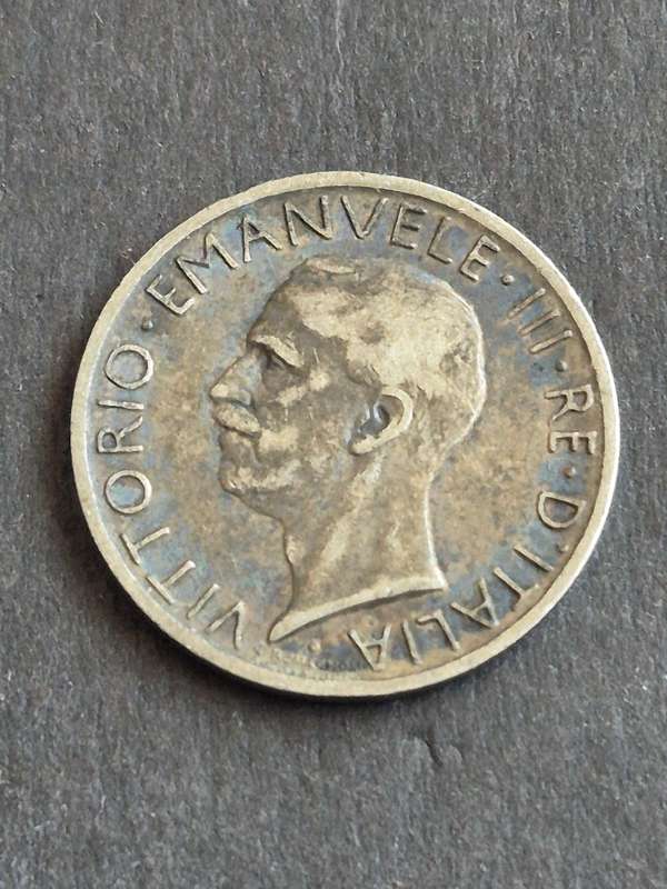 Italy 5 Lire 1927R Silver