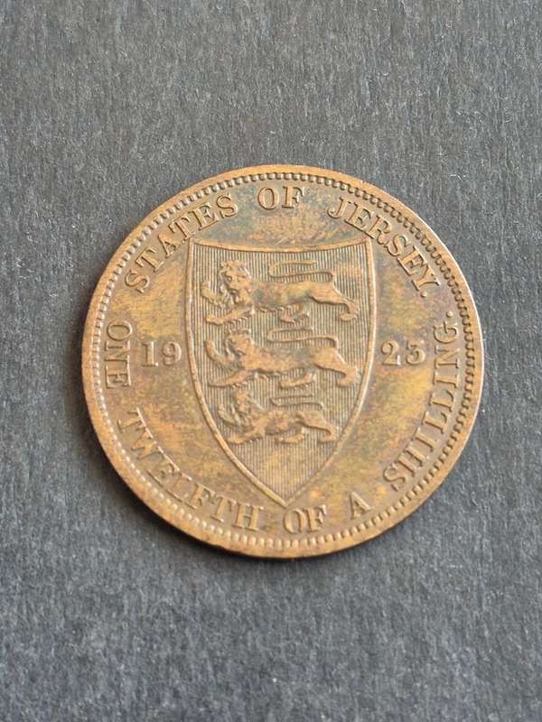 States of Jersey One Twelfth of a Shilling 1923