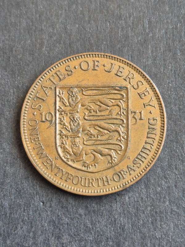 States of Jersey One Twenty Forth of a Shilling 1931 (nice condition)