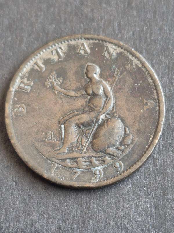 George II Half Penny 1799