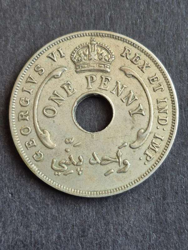 British West Africa One Penny 1937