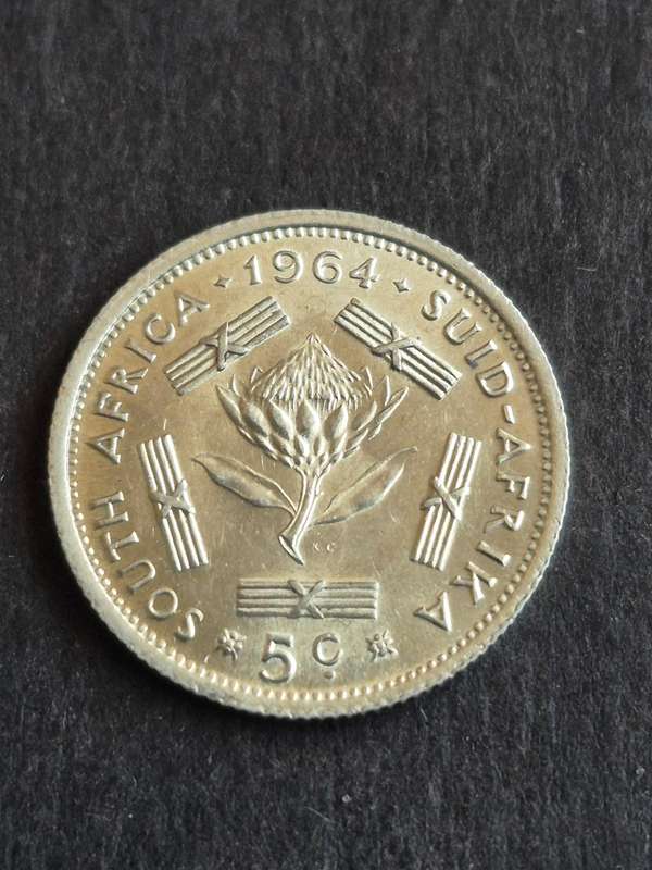 Republic 5 Cents 1964 UNC