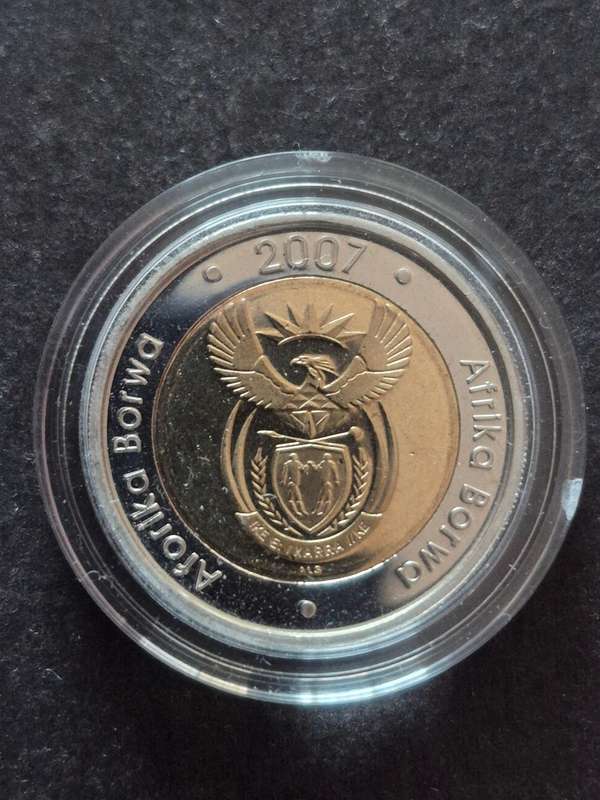 2007 Oom Paul R5 Mint Mark Coin