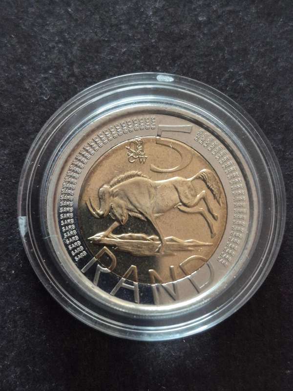2007 Oom Paul R5 Mint Mark Coin