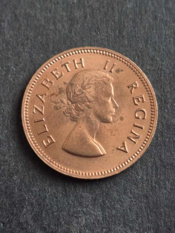 Union 1/2 Penny 1960 UNC