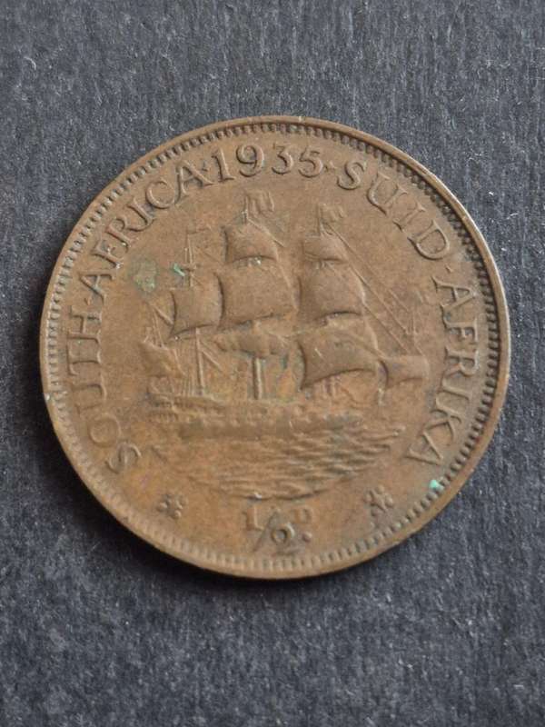 Union Half Penny 1935