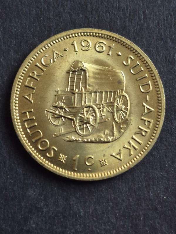 Republic One Cent 1961 UNC
