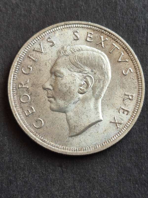Union 5 Shillings 1948 (excellent condition)