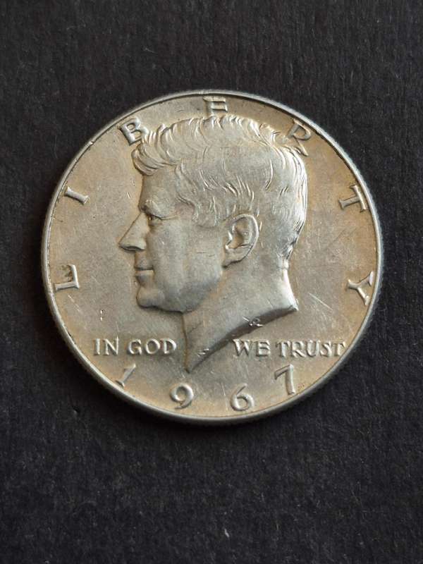 USA Kennedy Half Dollar 1967 Silver