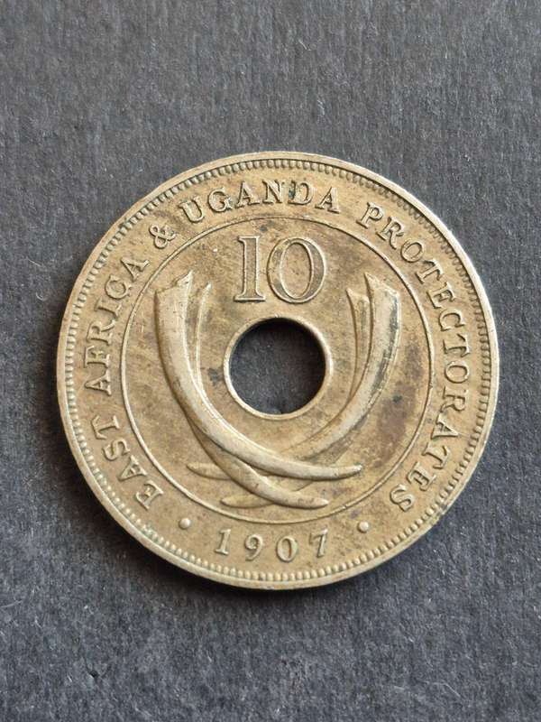 East Africa and Uganda Protectorates 10 Cents 1907