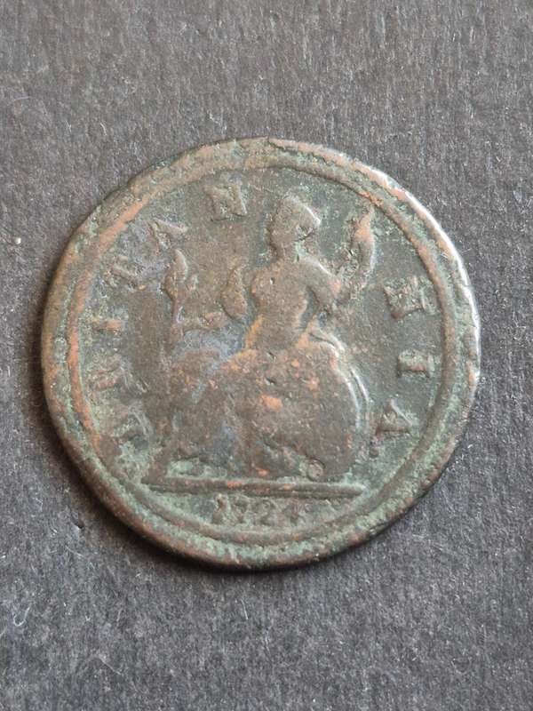 UK 1/2 Penny 1724 George I