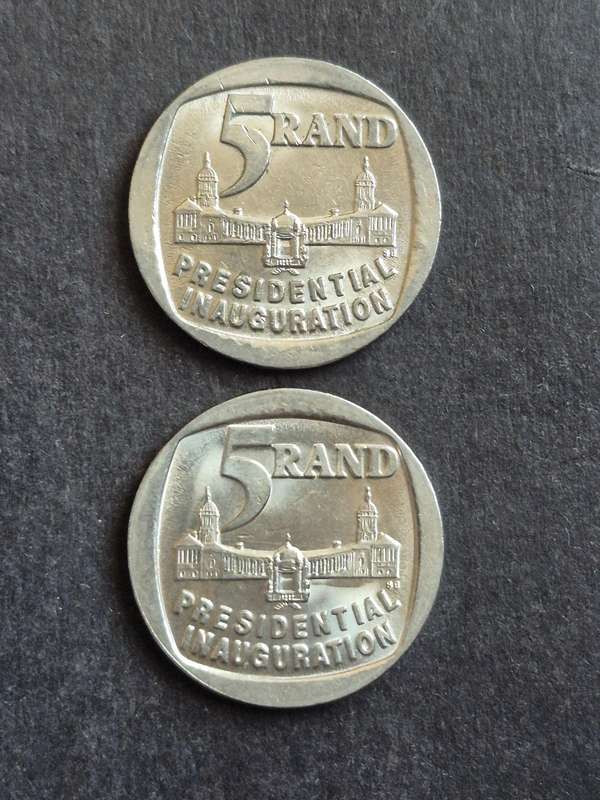 2 x Presidential Inauguration Coins 1994