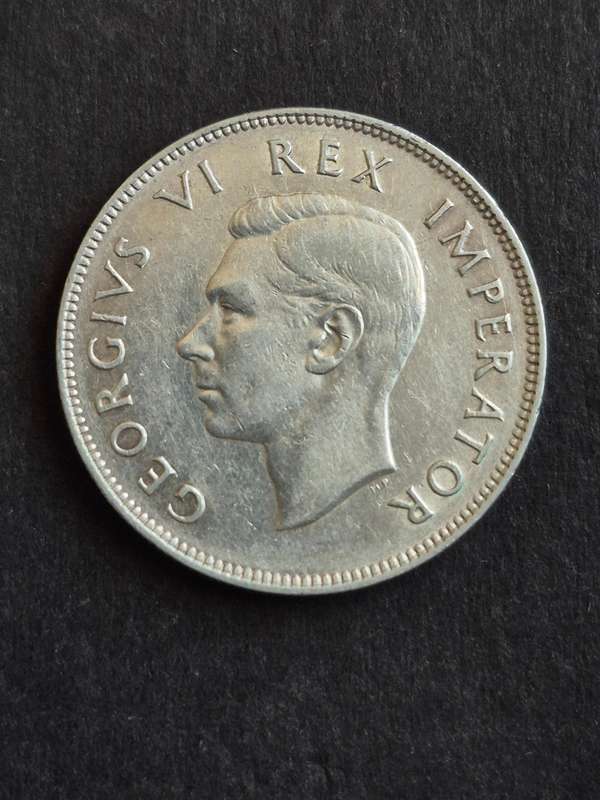 Union 2 1/2 Shillings 1944 Silver