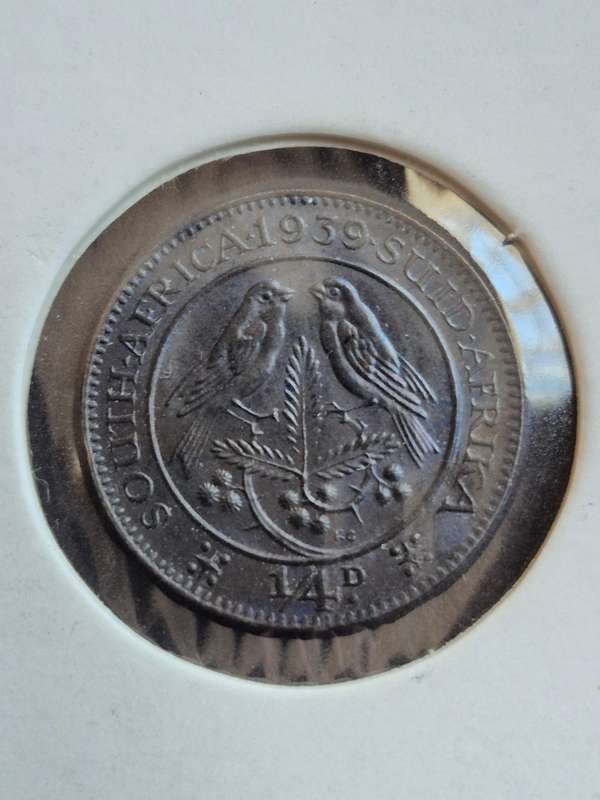 Union Farthing 1939 UNC