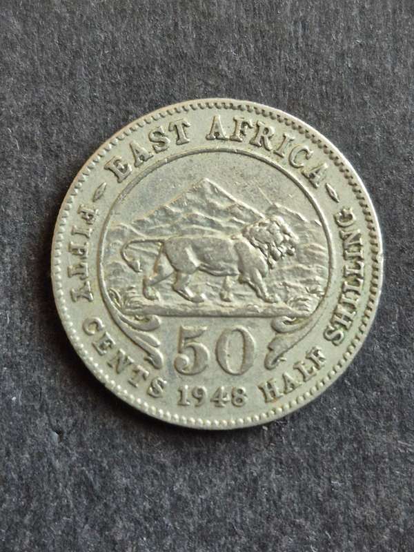 East Africa 50 Cents 1948