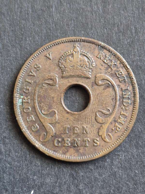 East Africa 10 Cents 1935