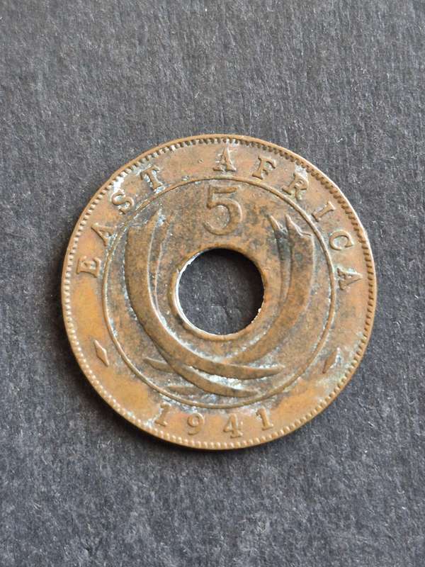 East Africa 5 Cents 1941