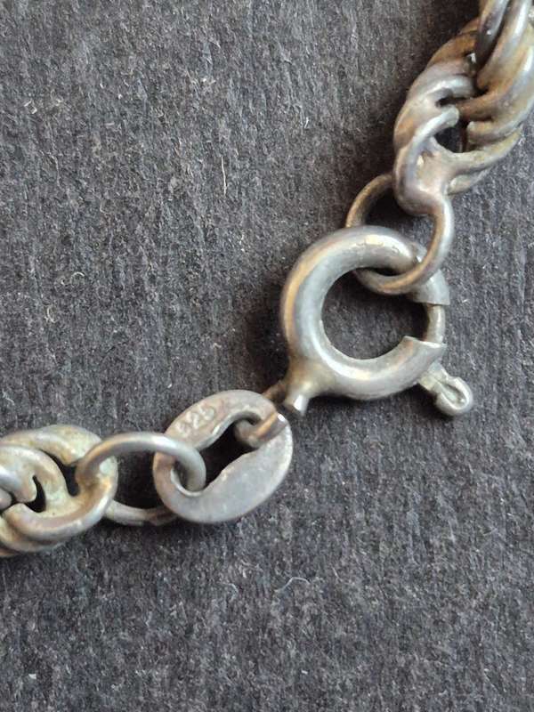 Sterling Silver Wheat Chain 17g 525mm