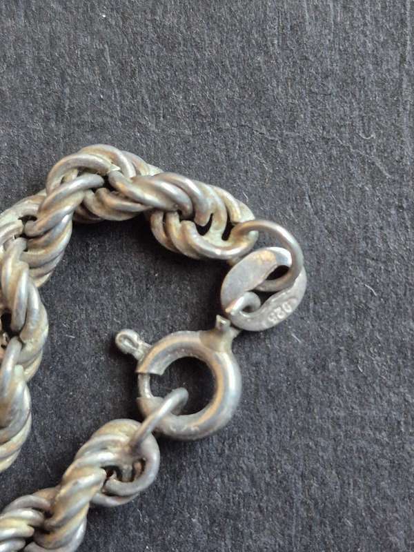 Sterling Silver Wheat Chain 17g 525mm