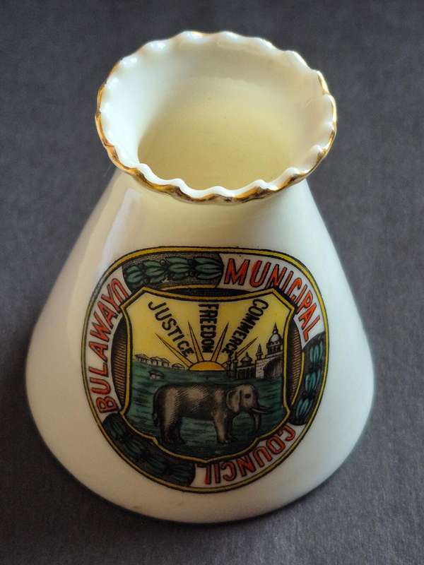 Bulawayo Municipality Council Vase made in England W.H. Goss
