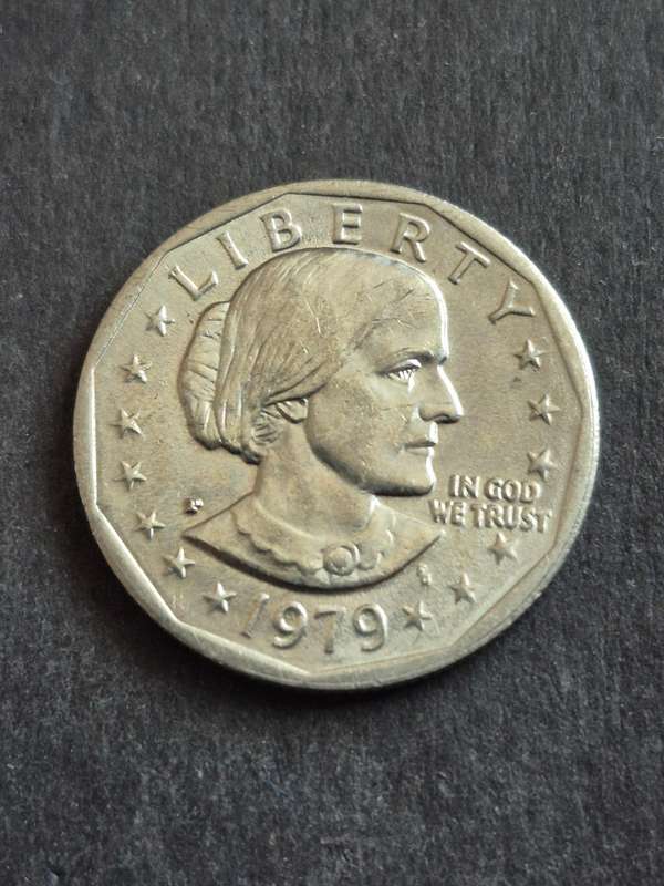 Susan B Anthony Dollar 1979