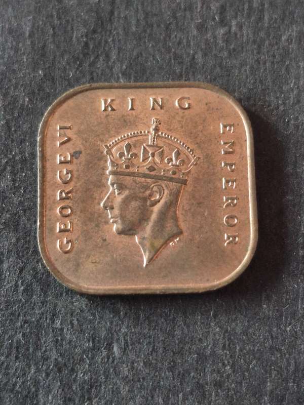 Commissioner of Currencies Malaya One Cent 1945 UNC