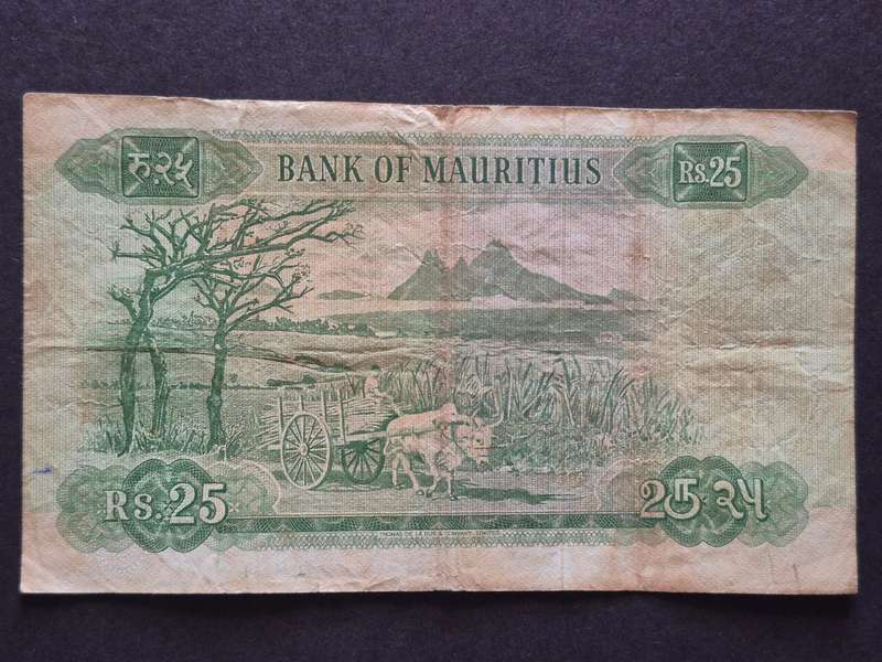 Mauritius 25 Rupees Queen Elizabeth II 1967-1978