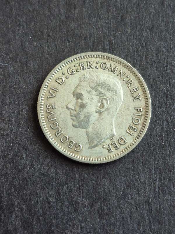 Australia Sixpence 1951 Silver