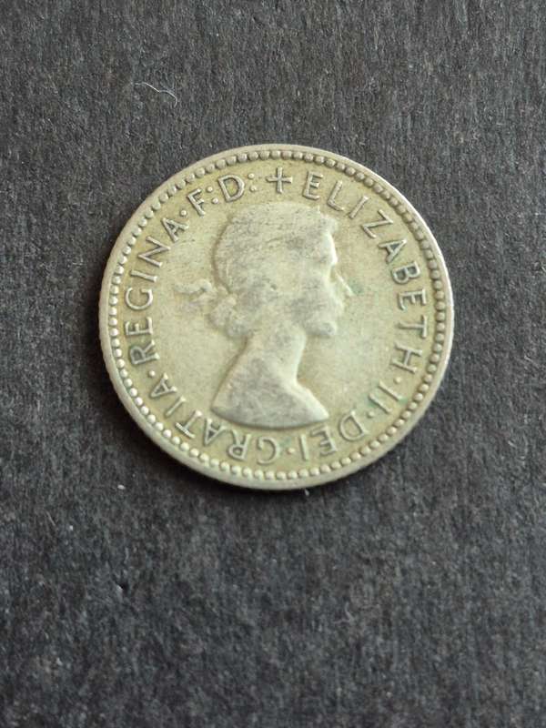 Australia Sixpence 1955 Silver