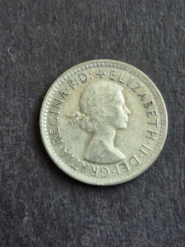 Australia Sixpence 1962 Silver