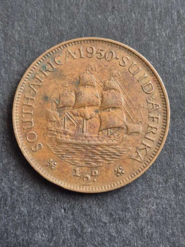 Union 1/2 Penny 1950 (nice condition)